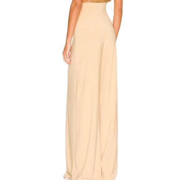 High Waist Elephant Pant in Blonde - Norma Kamali - Picture 2 of 6